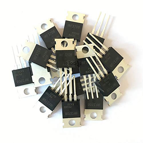 Todiys Mosfet-Transistor IRF3708PBF, 30 V, 62 A, TO-220 N-Channel, 15 Stück Todiys Mosfet-Transistor IRF3708PBF, 30 V, 62 A, TO-220 N-Channel, 15 Stück von Todiys