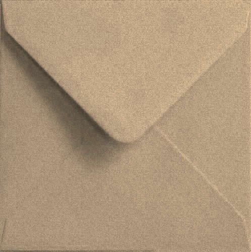 Todokraft 25 Umschläge aus recyceltem Kraftpapier (150 x 150 mm) von TodoKraft
