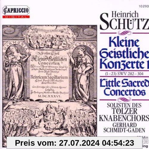 Kleine geistliche Konzerte SWV 282-304 von Tölzer Knabenchor