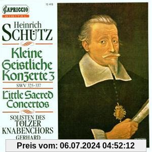 Kleine geistliche Konzerte SWV 325-337 von Tölzer Knabenchor
