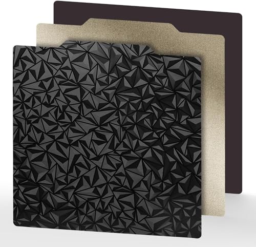 Tofelf Strukturierte PEI Oberfläche + Glatte PEO Oberfläche Bauplatte mit Magnetfolie 180mm*180mm für Kingroon 3D Drucker Plattform von Tofelf