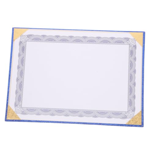Tofficu 1 Blatt Zertifikatsfoto Frame druckbares Papier Zertifikatsdruckpapier Akademisches Zeugnis Zubehör für Schulauszeichnungen dekoratives leeres Zertifikatspapier Tofficu 1 Blatt Zertifikatsfoto Frame druckbares Papier Zertifikatsdruckpapier Akademisches Zeugnis Zubehör für Schulauszeichnungen dekoratives leeres Zertifikatspapier von Tofficu