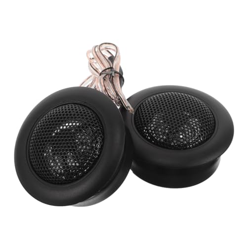 Tofficu 1 Paar Auto Hochtöner Lautsprecher Car Audio Hochtöner Schwarz Kunststoff von Tofficu