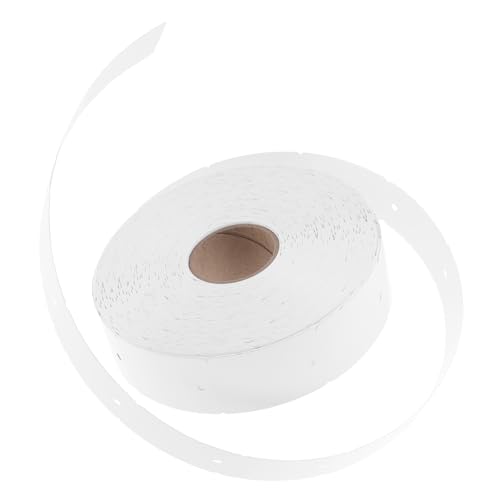 Tofficu 1 Rolle Bedruckbarer Anhänger zum Aufhängen Drucker-Tag Etikett für Kleidung Druckerpapieretikett Leeres Druckeretikett DIY leeres Etikett beschichtetes Papier Weiß von Tofficu