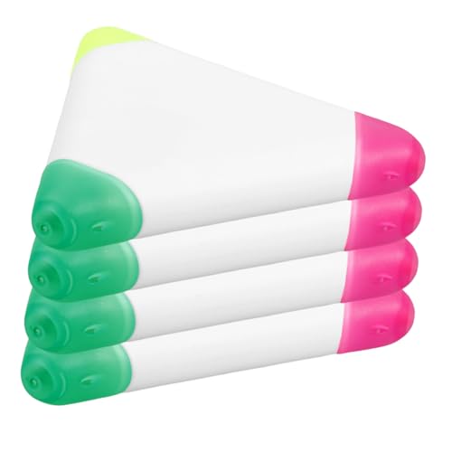 Tofficu 1 Satz Dreieck-textmarker Zeichnung Mehrfarbiger Stift Löschbar Büromaterial Dreieckiger Textmarker Scrapbooking Textmarker Mark Stifte Entzückender Textmarker Plastik 4 Stück Tofficu 1 Satz Dreieck-textmarker Zeichnung Mehrfarbiger Stift Löschbar Büromaterial Dreieckiger Textmarker Scrapbooking Textmarker Mark Stifte Entzückender Textmarker Plastik 4 Stück von Tofficu