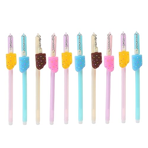 Tofficu 1 Satz Gel Stift Schöner Schulbedarf Gelstift Schreiben Stifte Bezaubernde Gelstifte Büro Schule Schreibwaren Cartoon-gelstifte Schokoladenneutraler Stift Plastik 10 Stück von Tofficu
