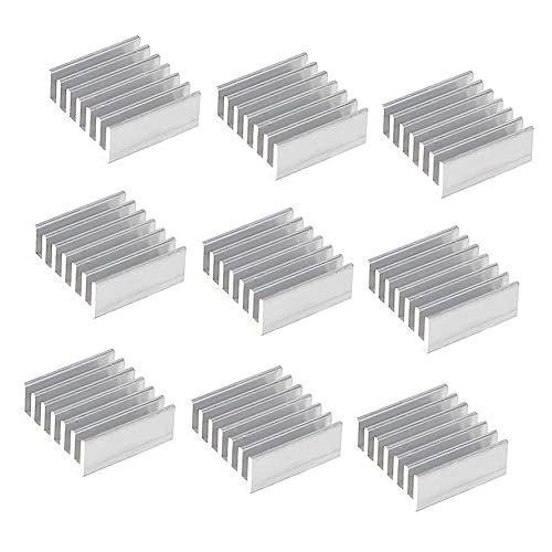 Tofficu 1 Satz Ic-chip-kühler Aluminium Hitze Thermal- Kühlung Kühlkörper-kühlmodul Abdeckung Kühlkörper-kühlkissen Chip-kühlkörper Heizkörper Silver 24 Stück Tofficu 1 Satz Ic-chip-kühler Aluminium Hitze Thermal- Kühlung Kühlkörper-kühlmodul Abdeckung Kühlkörper-kühlkissen Chip-kühlkörper Heizkörper Silver 24 Stück von Tofficu