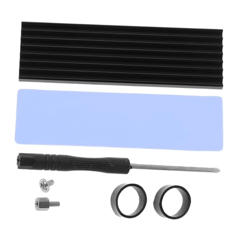 Tofficu 1 Satz Kühlkörper der Festplatte Kühlkörper SSD CPU Thermalpad Wärmeleitpad SSD SSD-Kühler SSD wärmeleitpad Laptop-Kühlkörper SSD-Kühlkörper Aluminiumlegierung von Tofficu