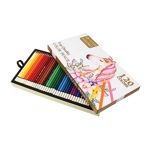 Tofficu 1 Satz Ölige Bleistifte crafts kunsthandwerk bintstifte wax crayons Künstlerstifte paint pen schreibwaren Künstler Buntstifte Malvorlagen Zeichenzubehör Farbstift hölzern Colorful von Tofficu