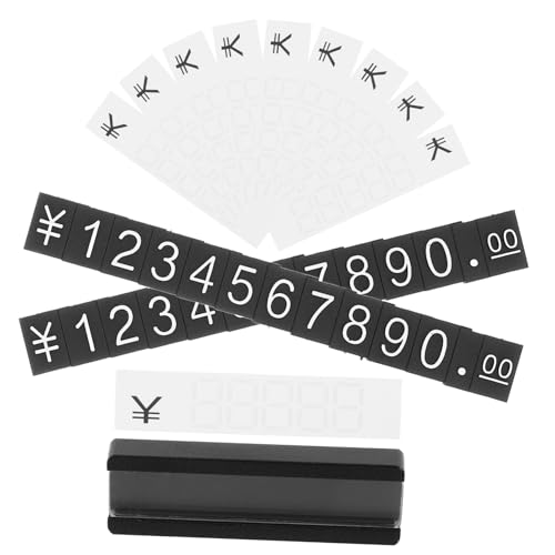 Tofficu 1 Satz Preisschild Ladengeschäft Klein Anzeige Mini Gold Etiketten Stichworte Preiswürfel Schmuckanhänger Für Die Preisgestaltung Stehen Preisblöcke Preisständer Black Eisen von Tofficu