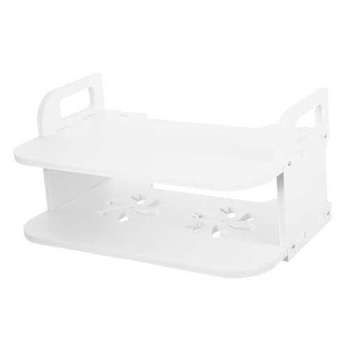 Tofficu 1 Satz Projektorhalterung Wandmontagehalterung Universelles Zeichenbrett Aufbewahrungskorb Ablaufkorb Klebeband Mit Hoher Klebkraft Wasserspeichernde Palette Weiß Plastik von Tofficu