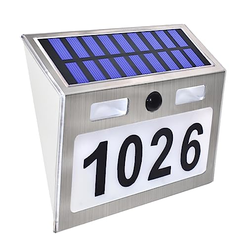 Tofficu 1 Satz Tür Licht Solarleuchten Für Den Außenbereich Solar-sicherheitslicht Türschild Wandleuchte Solarleuchten Im Freien Outdoor-solarleuchte Körper Induktionslampe Weiß P.s von Tofficu