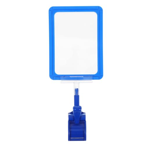 Tofficu 1 Setzen Sie Rotierende Clip Pop Drehschild Rotatable Hangrails Klemmschildhalter Mit Kartenschutz Für Röhren Office Store Supermarkt von Tofficu