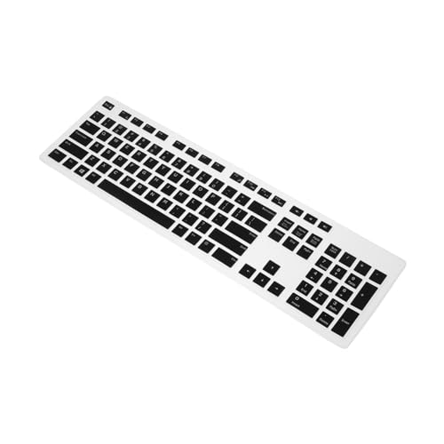 Tofficu 1 Stück Tastaturschutz Tastaturfolie Tastatur Für Tastatur Schutzfolie Daten Schlüssel s Kabelgebunden Schützend Computertastatur Verkabelt USB Black Kieselgel von Tofficu