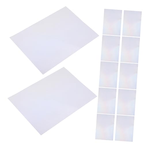 Tofficu 10 Blatt Selbstklebende Aufkleber schillerndes Zellophan Holographischer Vinyl holografisches Aufkleberpapier holografischer Film DIY holografischer Klebeaufkleber das Haustier Tofficu 10 Blatt Selbstklebende Aufkleber schillerndes Zellophan Holographischer Vinyl holografisches Aufkleberpapier holografischer Film DIY holografischer Klebeaufkleber das Haustier von Tofficu