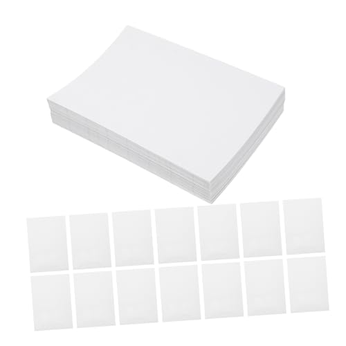 Tofficu 100 Stücke Blätter Bürobedarf Selbstklebende Kunststofffolien Laminierpapier Pvc Laminierfolie Weiß Tofficu 100 Stücke Blätter Bürobedarf Selbstklebende Kunststofffolien Laminierpapier Pvc Laminierfolie Weiß von Tofficu