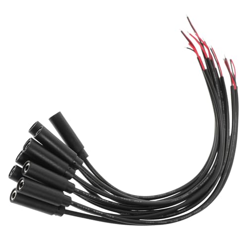 Tofficu 10Stücke Mono Audiokabel Mit Offenem Langlebig Für Kopfhörer Lautsprecher Mikrofone Für Reparaturen Anpassungen Schwarz Tofficu 10Stücke Mono Audiokabel Mit Offenem Langlebig Für Kopfhörer Lautsprecher Mikrofone Für Reparaturen Anpassungen Schwarz von Tofficu
