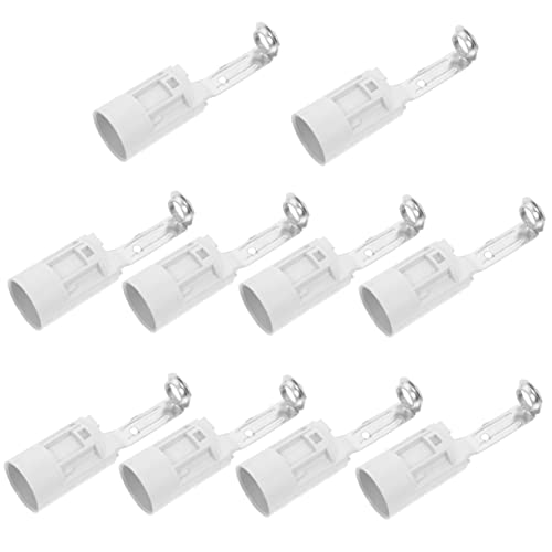 Tofficu 10Stücke Schraublampenfassung Candelabra Lampenbuchse für Einfache Installation Kompatibel mit Kerzenlampen und Stehlampen für DIY Beleuchtung Tofficu 10Stücke Schraublampenfassung Candelabra Lampenbuchse für Einfache Installation Kompatibel mit Kerzenlampen und Stehlampen für DIY Beleuchtung von Tofficu