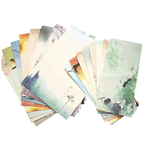 Tofficu 12 Sätze Briefumschlag Schreibwaren schicke Umschläge Briefumschläge Stationäres Papier Briefpapier süßes stationäres hübsche Umschläge Umschlagpapier praktischer Umschlag von Tofficu