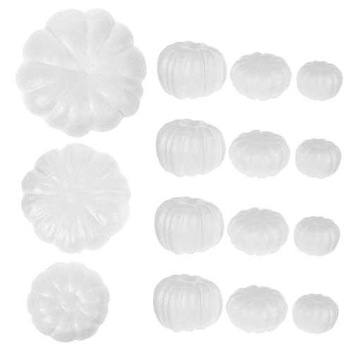 Tofficu 15 Stück Schaumstoff Kürbis Weißer Embryo Künstliche Kürbisse Zum Basteln Schnitzen Von Halloween Kürbissen Halloween Kürbisform Kürbis Modelliermaterial Schnitzschaum Tofficu 15 Stück Schaumstoff Kürbis Weißer Embryo Künstliche Kürbisse Zum Basteln Schnitzen Von Halloween Kürbissen Halloween Kürbisform Kürbis Modelliermaterial Schnitzschaum von Tofficu