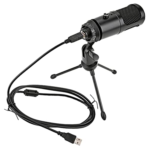 Tofficu 1Satz Professionelles USB Kondensatormikrofon mit Stabilem Metall Design Einstellbarem Stativ für Aufnahmestudios Podcasting Bühnenaufführungen Langlebig Vielseitig Tofficu 1Satz Professionelles USB Kondensatormikrofon mit Stabilem Metall Design Einstellbarem Stativ für Aufnahmestudios Podcasting Bühnenaufführungen Langlebig Vielseitig von Tofficu