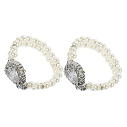 Tofficu 2 Stück Armbanduhren Vintage Uhren Für Damen Elegante Uhren Für Damen Perlenuhren Für Damen Uhren Für Damen Vintage Bling Uhr Ausgefallene Uhr Kunstperlen Weiß Tofficu 2 Stück Armbanduhren Vintage Uhren Für Damen Elegante Uhren Für Damen Perlenuhren Für Damen Uhren Für Damen Vintage Bling Uhr Ausgefallene Uhr Kunstperlen Weiß von Tofficu