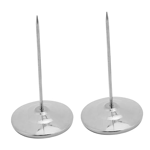Tofficu 2 Stücke Edelstahl Menü Schreibtisch Quittungshalter Rechnungshalter Memohalter Notizhalter Für Bar Restaurant von Tofficu