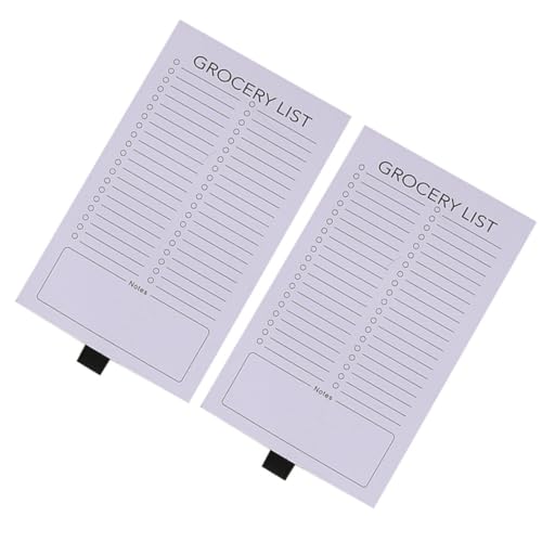 Tofficu 2 Stück Notizblock Liste Magnetisch Kühlschrank Magnetischer Markerhalter Magnete Magnetische Notizblöcke Kühlschränke Einkaufslistenblöcke Magnetische Aufkleber Tofficu 2 Stück Notizblock Liste Magnetisch Kühlschrank Magnetischer Markerhalter Magnete Magnetische Notizblöcke Kühlschränke Einkaufslistenblöcke Magnetische Aufkleber von Tofficu