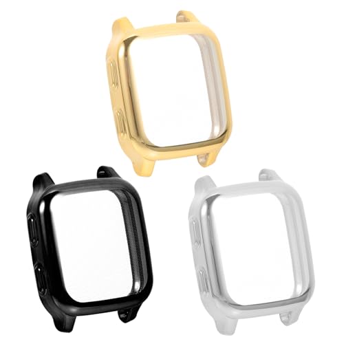 Tofficu 3Stücke Teiliges Smartwatch Gehäuse Kratzfester Schutz für Venu Sq Leicht Langlebig Externer Schutz Präzise Ausschnitte von Tofficu