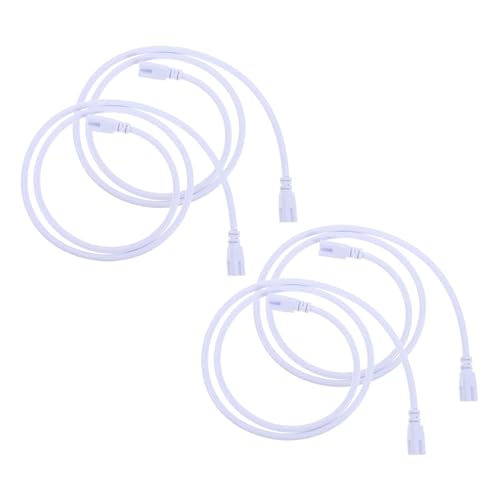 Tofficu 4 Stück LED Lichtschlauch Netzkabel LED Integrierter Schlauch Schlauchkabel Verbindungskabel Sockelbeschläge Verknüpfbare Kabel Doppelseitiges Kabel Weiß Tofficu 4 Stück LED Lichtschlauch Netzkabel LED Integrierter Schlauch Schlauchkabel Verbindungskabel Sockelbeschläge Verknüpfbare Kabel Doppelseitiges Kabel Weiß von Tofficu