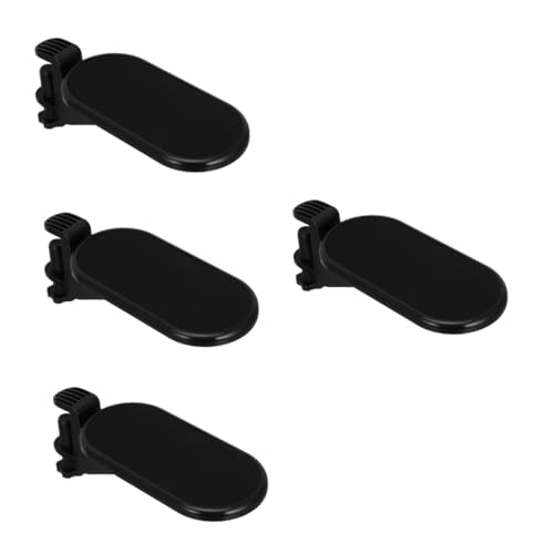 Tofficu 4 Stück Tischarmständer Bürostuhl Mit Fußstütze Schreibtisch-ellenbogenstütze Computerarmlehne Für Den Schreibtisch Büro Schreibtisch Armlehne Schreibtisch Fußstütze Plastik Black von Tofficu