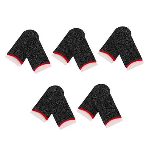 Tofficu 5 Rutschfeste Handschuhe Daumen Ärmel Griff finger halterung für handy handyzubehör fingerhalterung Daumenabdeckung für Handyspiele Touchscreen- Tofficu 5 Rutschfeste Handschuhe Daumen Ärmel Griff finger halterung für handy handyzubehör fingerhalterung Daumenabdeckung für Handyspiele Touchscreen- von Tofficu