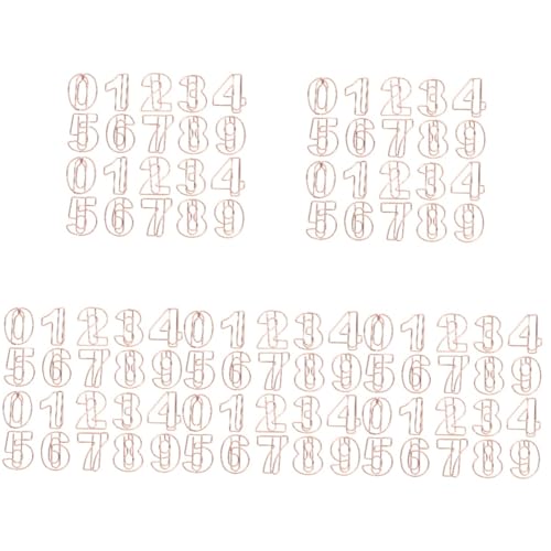 Tofficu 5 Sätze Digitale Büroklammer Geformt Dokumentieren Papierklammern Farbig Datei Büroklammern Für Akte Kleine Dokumentenklammern Buchleseclips Rose Gold Metall 30 Stück * 5 von Tofficu