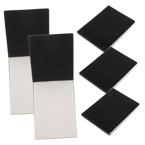 Tofficu 5 Stück Blanko Notizblock Aus Kratzpapier Schwarzer Notizblock Blanker Notizblock Kleine Notizblöcke Einfacher Notizblock Taschennotizblock Bürobedarf Notizblock von Tofficu