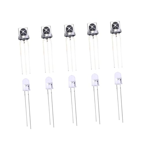 Tofficu 5Paare Ir Dioden Bein Infrarot Sender Empfänger für Audio Haushaltsgeräte Langlebig Vielseitig Einsetzbar Tofficu 5Paare Ir Dioden Bein Infrarot Sender Empfänger für Audio Haushaltsgeräte Langlebig Vielseitig Einsetzbar von Tofficu