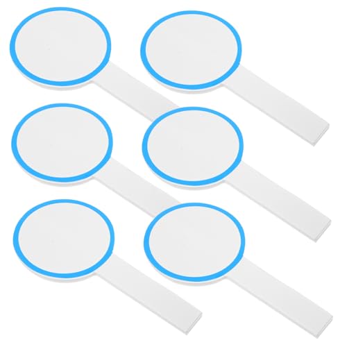 Tofficu 6 Stück Anzeigetafel Tafelraster Trocken Abwischbar Trocken Abwischbare Ritzpaddel Score-whiteboards Punktekarten Für Richter Punkteschläger Whiteboard-paddel Punktzahl Blue Schaum von Tofficu