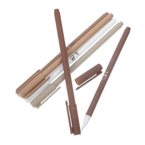 Tofficu 6 Stück Schwarz neutraler Stiftsatz glatt bunt Paket Kugelschreiber ästhetisch Stifte für Mädchen Schreibstift Studenten Gelstift schreibender Gelstift Schulbedarf Plastik Tofficu 6 Stück Schwarz neutraler Stiftsatz glatt bunt Paket Kugelschreiber ästhetisch Stifte für Mädchen Schreibstift Studenten Gelstift schreibender Gelstift Schulbedarf Plastik von Tofficu