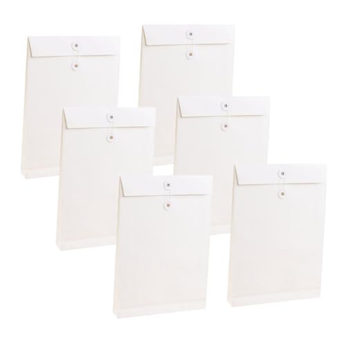 Tofficu 6Stücke Papierorganisator Weiß Durchsichtige Aktentasche für Dokumente Wiederverwendbare Datei und Schreibwarenaufbewahrung für Büro Schule und Geschäftsreisen Tofficu 6Stücke Papierorganisator Weiß Durchsichtige Aktentasche für Dokumente Wiederverwendbare Datei und Schreibwarenaufbewahrung für Büro Schule und Geschäftsreisen von Tofficu