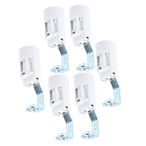 Tofficu 6Stücke Schraubsockel Adapter Candelabra Fassung Für Leuchten Glühbirnenbasis Für Wand Und Deckenlampen Höhe Für DIY Beleuchtungslösungen von Tofficu