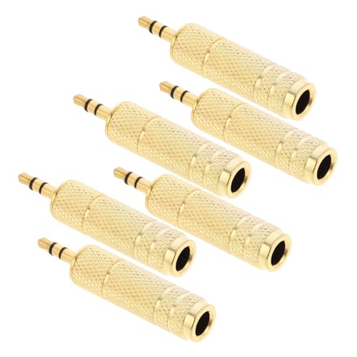 Tofficu 6Stücke Teiliger Stereo Adapter Audiokabel Adapter Gitarren Mikrofon Verbindung für Home Audio Kompakt Tragbar Einfache Tofficu 6Stücke Teiliger Stereo Adapter Audiokabel Adapter Gitarren Mikrofon Verbindung für Home Audio Kompakt Tragbar Einfache von Tofficu