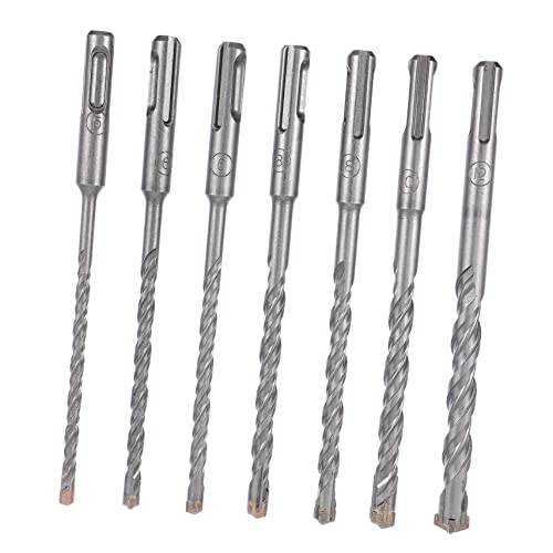 Tofficu 7 Stück Bohrer-Set ich Bohren Werkzeug Holzbearbeitung Bohrerbits für Beton multifunktionale Bohrer Steinbohrer für Beton Bohrzubehör Schlagbohrer elektrischer Bohrer Stahl Silber Tofficu 7 Stück Bohrer-Set ich Bohren Werkzeug Holzbearbeitung Bohrerbits für Beton multifunktionale Bohrer Steinbohrer für Beton Bohrzubehör Schlagbohrer elektrischer Bohrer Stahl Silber von Tofficu