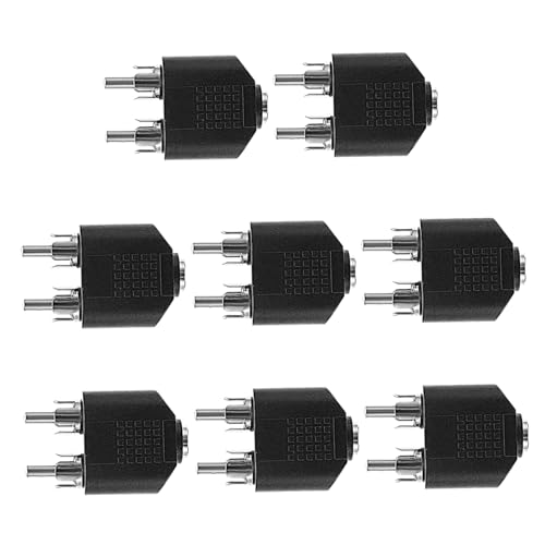 Tofficu 8Stücke Weiblicher zu Männlicher Steckeradapter Splitter Adapter für Mikrofone Audiogeräte Subwoofer Hochwertige Vergoldet Verschleißfest Tofficu 8Stücke Weiblicher zu Männlicher Steckeradapter Splitter Adapter für Mikrofone Audiogeräte Subwoofer Hochwertige Vergoldet Verschleißfest von Tofficu