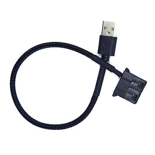 Tofficu Adapterkabel für Lüfter Lüfter-Verbindungskabel Kabel für Lüfter anschließen Black von Tofficu