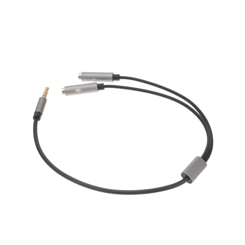 Tofficu Audiokabelteiler Männlicher Zu Weiblicher Splitter Port Klinkenadapter Für Smartphone Tablet Computer Für Gleichzeitiges Hören Mit Kopfhörern von Tofficu