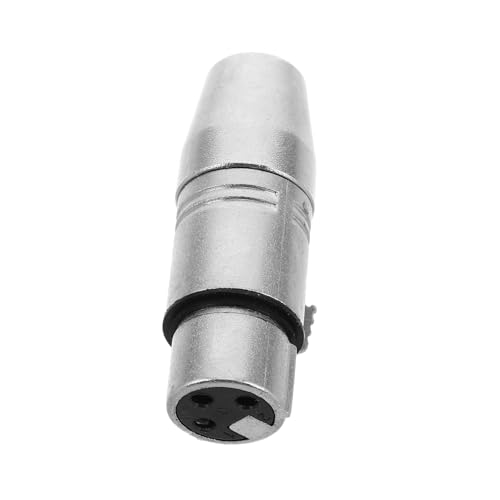 Tofficu Buchse Xlr Buchse Adapter Kompakt Tragbar Robuste Bauweise aus Passform für Mikrofone Audiogeräte von Tofficu
