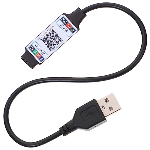 Tofficu Controller Smart Controller Für Lichtstreifen Smart Controller Für Lichtschlauch LED Controller Smart Controller Für Rgb Licht LED Lichtadapter Rgb Controller Schwarzkupfer von Tofficu