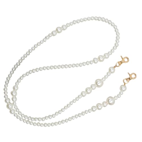 Tofficu DIY Perlen Handtaschenkette Elegante Perlenkette für Geldbörse Handy Lanyard Taschen Accessoire für Kreative Stilvolle Looks von Tofficu