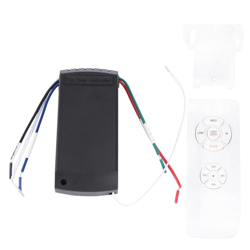 Tofficu Deckenventilator Lichtempfänger mit Fernbedienung Timer und Geschwindigkeitsregelung Kompatibel mit Deckenlampen Weiß ohne Batterie Tofficu Deckenventilator Lichtempfänger mit Fernbedienung Timer und Geschwindigkeitsregelung Kompatibel mit Deckenlampen Weiß ohne Batterie von Tofficu