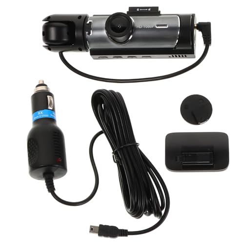 Tofficu Dual-Lens-Antriebsrekorder Mini-Dashcam kabelloses Autoradio vordere und hintere Dashcam Seitenansicht Kamera LKW-Rückfahrkamera Auto Bildschirm Plastik Black Tofficu Dual-Lens-Antriebsrekorder Mini-Dashcam kabelloses Autoradio vordere und hintere Dashcam Seitenansicht Kamera LKW-Rückfahrkamera Auto Bildschirm Plastik Black von Tofficu