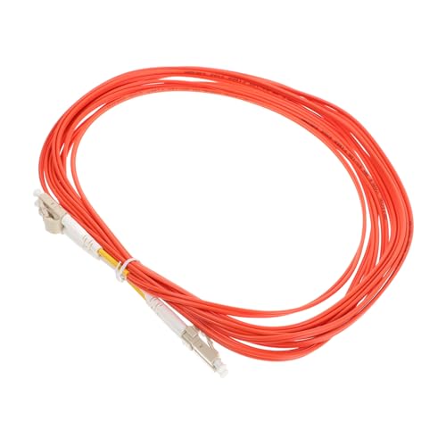 Tofficu Faser-Jumper Glasfaser-Audiokabel digitales optisches Audiokabel Multimode-Faser LC zu LC Faserwerkzeuge Komponentenkabel Glasfaser-Ethernet-Kabel PVC Orange von Tofficu